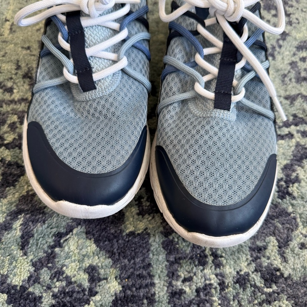 Navy Blue Women’s Vionic Sz 9 Zeliya Oxford Fabric Comfort Tennis Shoes Casual - Picture 7 of 8
